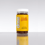 Jar of It’s All Good Ashwagandha Gummies by Dose Labs, showing 3,000mg ashwagandha with vitamin B6 for wellbeing support